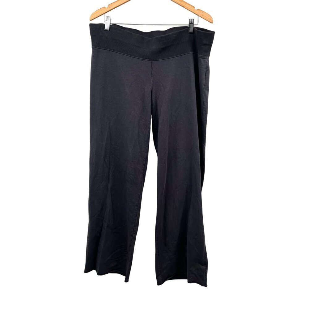 Gap Body Fit Womens Wide Leg Active Pants Pull On Gray Size Large